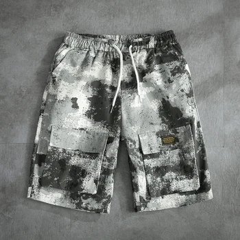 

2019 Summer New Korean Tooling Camouflage Five Points Large Size Beach Wild Student Men Plus Fat Casual Shorts M-5XL
