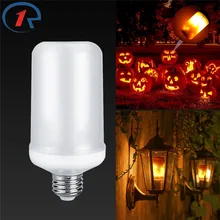 ZjRight E27 светодиодная лампа с пламенным освещением для гостиной, спальни, ресторана, энергосберегающая уличная Ландшафтная садовая Рождественская дорожка