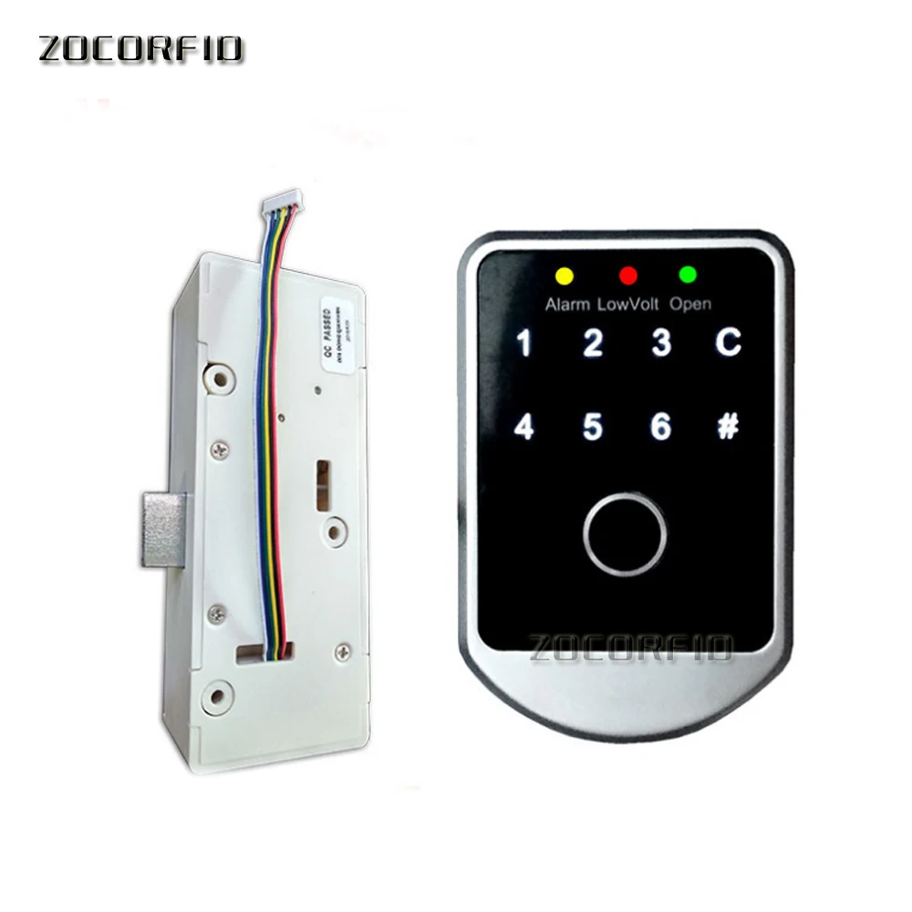 Fingerprint password drawer lock for jewelry counter lock with Dry