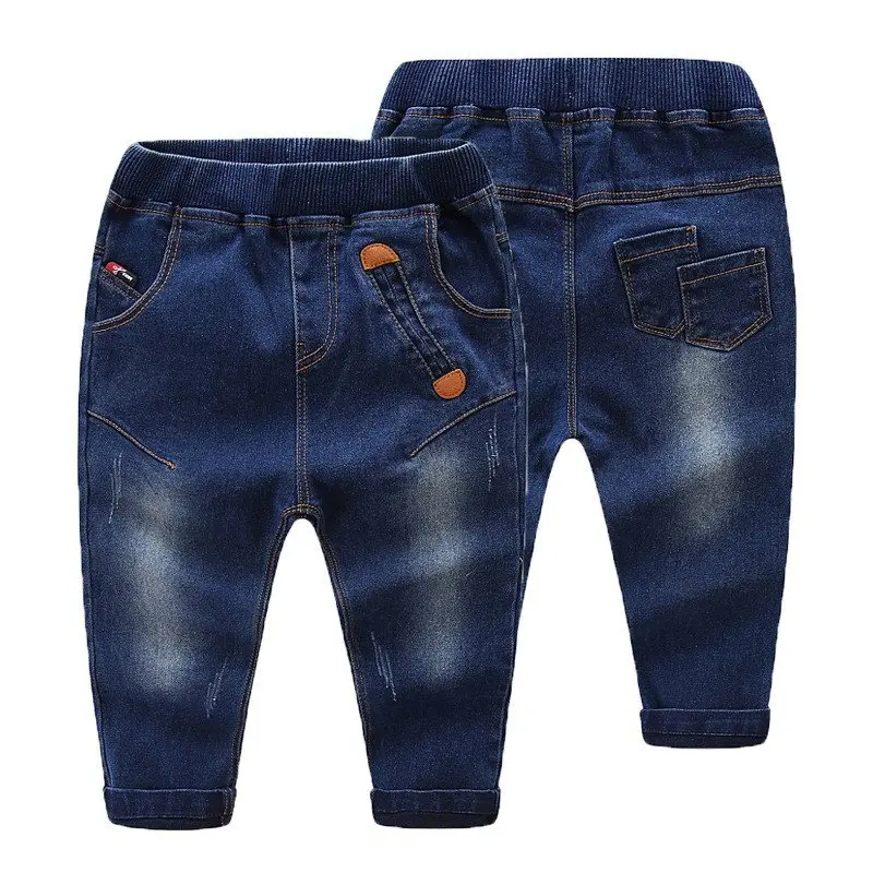 Весенне-осенние штаны для мальчиков; детская одежда; джинсы для девочек; Повседневная ковбойская джинсовая одежда для мальчиков; брюки для девочек; брюки для малышей