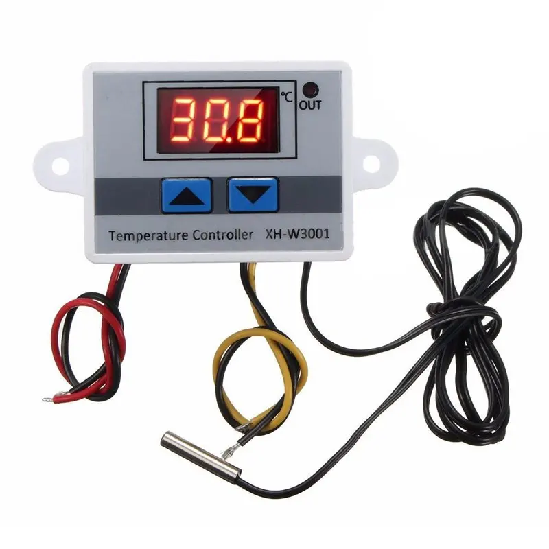 

220V Digital LED Temperature Controller 10A Thermostat Control Switch Probe New