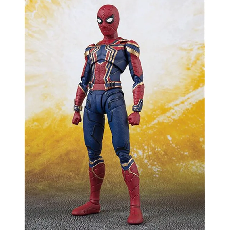 Movie Avengers 3 Infinity War Iron Spider Man Tamashll Stage Spiderman PVC Action Figure Model Toy Doll Gift (1)
