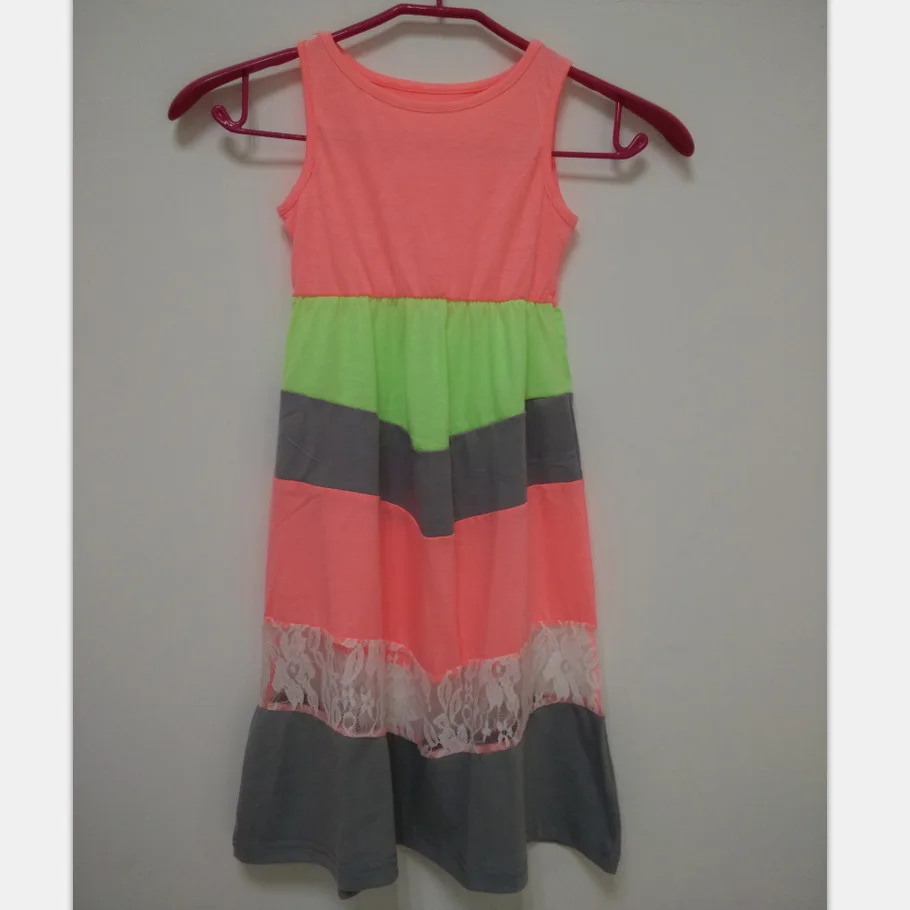 ZOGAA 2019 fluorescent lace stitching moeder dochter kleding striped mother daughter dresses solid family matching clothes ZOGAA 2019 fluorescent lace stitching moeder dochter kleding striped mother daughter dresses solid family matching clothes