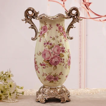 

Shengshi series of European classical exquisite vase ornaments decorations Home Furnishing ears enrichment floor flower
