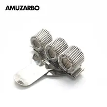 Креативный металлический держатель ручки с тремя отверстиями с карманом для учителя, доктора, медсестры, студенческого персонала лаборатории