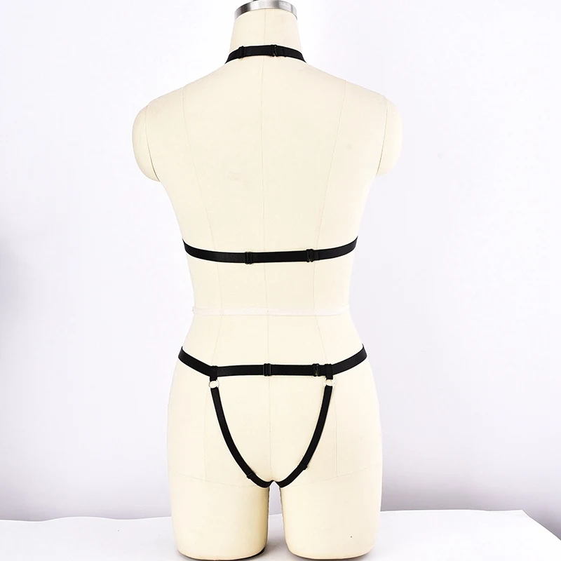 Серебряное кольцо уникальный дизайн набор ремней для тела укороченный топ