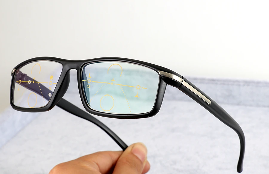 JN IMPRESSION прогрессивные Мультифокальные линзы очки для чтения мужские Oculos De Grau Пресбиопия дальнозоркость бифокальные спортивные очки