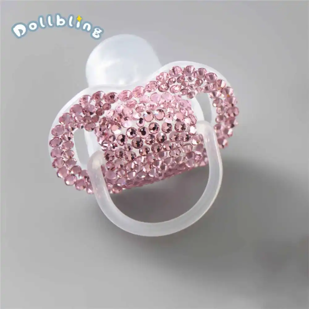 diamond pacifier with name