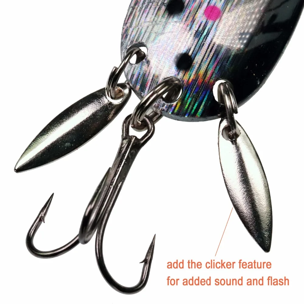 5Pcs/Set 13.9g 56mm Fishing Spoon Lures Trout Pike Salmon Walleye Tail Clicker Metal Fishing Spoon Lures Bass Fishing Tackle 5Pcs/Set 13.9g 56mm Fishing Spoon Lures Trout Pike Salmon Walleye Tail Clicker Metal Fishing Spoon Lures Bass Fishing Tackle