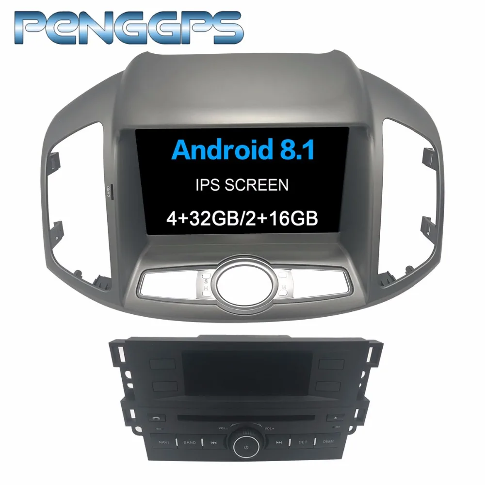 

IPS Screen Car CD DVD Player 2 Din Android 8.1 GPS GPS Navigation for CHEVROLET CAPTIVA 2012 2013 2014 1080P HD Video Headunit