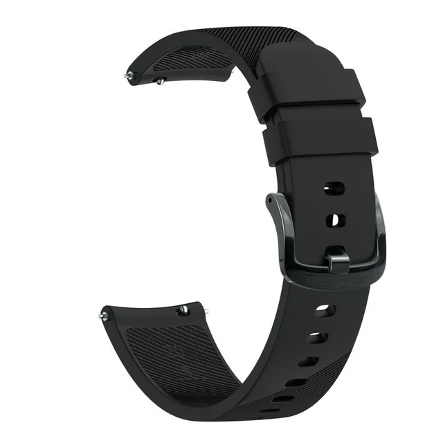 Новые силиконовые умные часы ремешок для Garmin Vivoactive 3 Band Vivomove браслет hr для Garmin Forerunner 645 умные аксессуары - Цвет: Черный