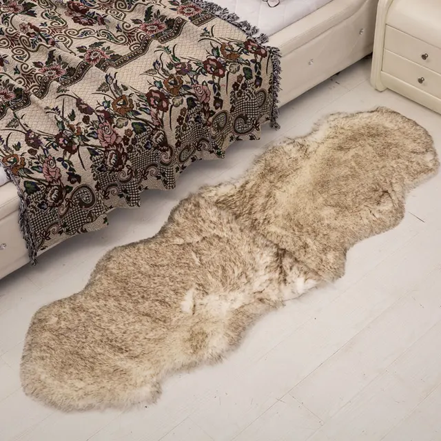 60x1 8m Modren Home Plush Wool Carpet Sheepskin Faux Fur Area Rugs 60x1 8m Modren Home Plush Wool Carpet Sheepskin Faux Fur Area Rugs Livingroonm Bedroom Bedside