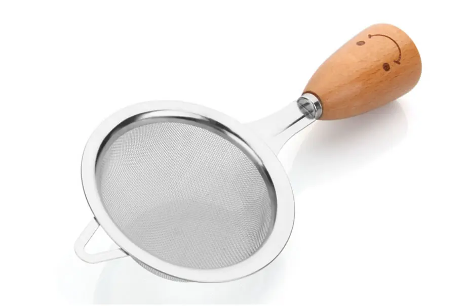 Upspirit ковш-сито из нержавеющей стали с деревянной ручкой сито для муки фруктовый Овощной фильтр для воды дуршлаг для супа кухонные инструменты