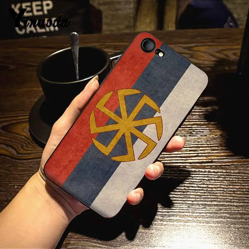 Yinuoda славянский символ Kolovrat первоклассные аксессуары для телефона чехол iPhone 7 6X8 6s