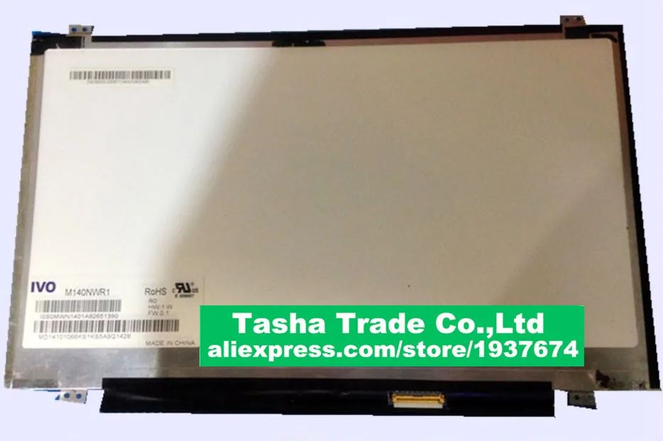 

14.0" WXGA HD Slim LED LCD Screen M140NWR1 R0 B140XW03 V.0 V.1 N140BGE-L42/LA2/LA3/L32/L31 14.0 inch Screen