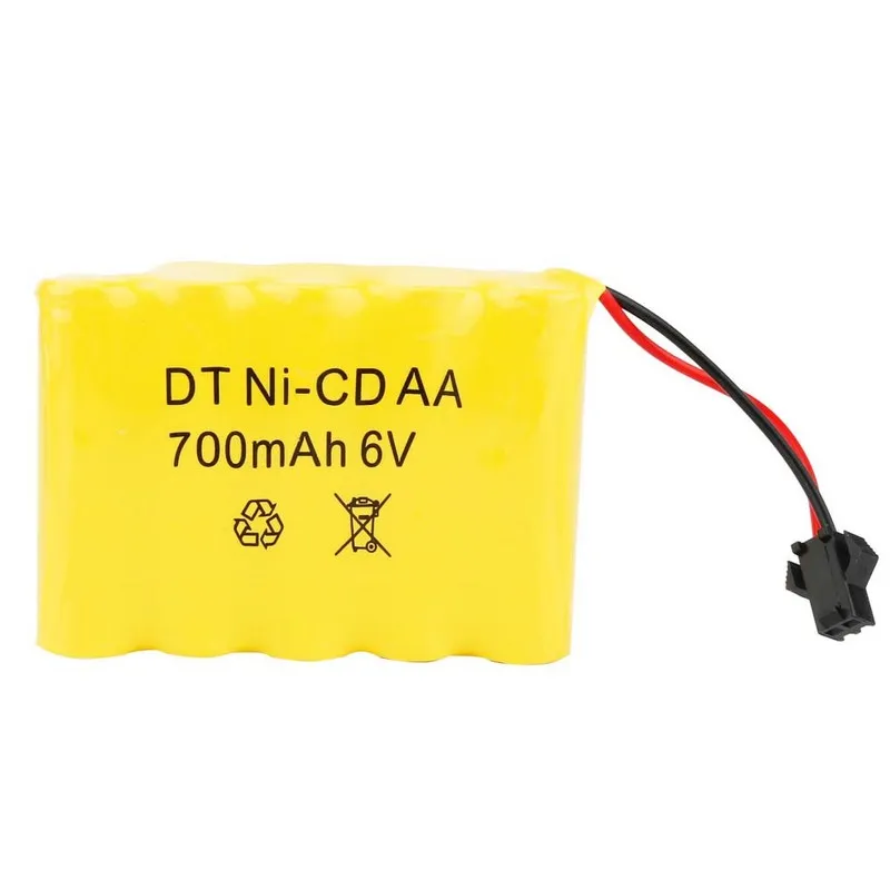 Ni-CD 700mAh 6V AA Truck Battery For WPL B-24/ B-1 Remote Control Truck DIY Accessories & Parts DIY Assembled Parts Accessories