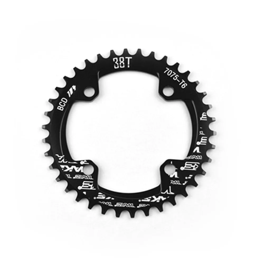 

MTB Bicycle Crank Round Oval Narrow Wide Chainwheel 32T/34T/36T/38T Chainring Bike Circle Crankset Single Plate Bicycle Parts