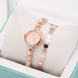 Vansvar reloj hombre 2019 свет Роскошные Леди характерные наручные часы браслет набор цепи часы подарок на день рождения женские наручные часы Dropshipp