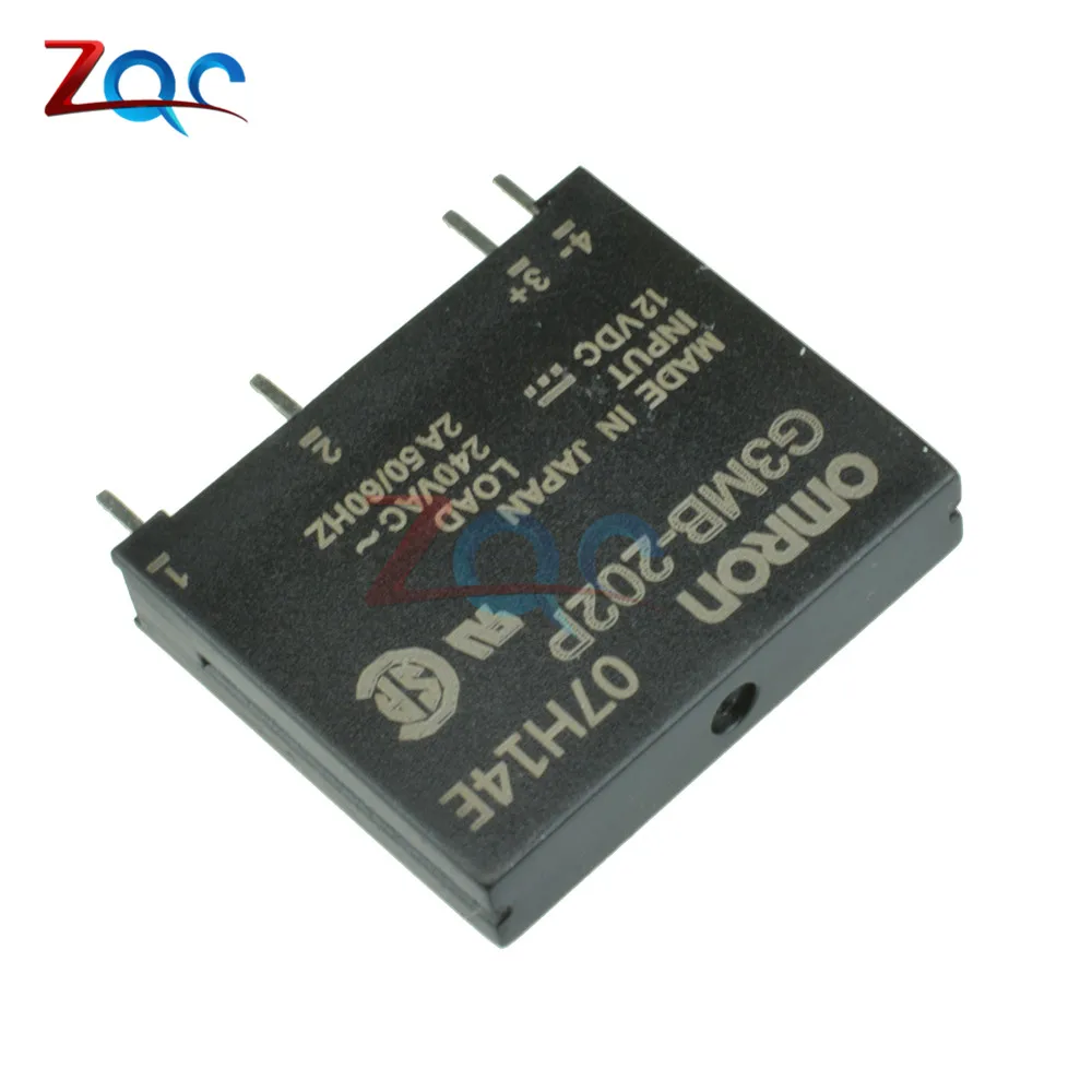 G3MB-202P DC-AC PCB SSR в 12VDC AC 2A Out 240 В твердотельный релейный модуль S