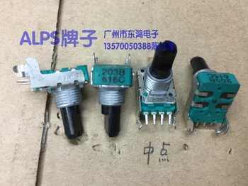 

1pcs/lot ALPS alpine RK11 type potentiometer B20K, with a median shaft length of 15mm packets of gongs, lines 4 feet