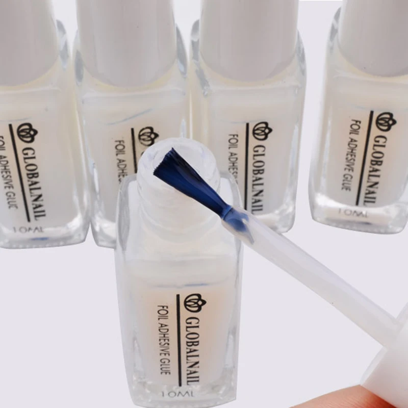 

10ml Pro Nail Art Glue for Foil Sticker Nail Transfer Tips Adhesive Glue Transfer Image Printing Stamp Decoration