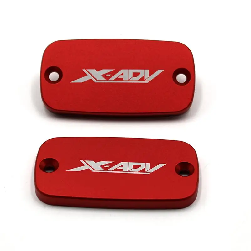 Аксессуары для мотоциклов CNC алюминиевая передняя Тормозная жидкость Крышка Резервуара Крышка для Honda XADV X-ADV - Цвет: HONDA-Red