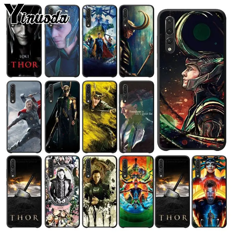 

Yinuoda Loki Thor Pattern TPU Soft Phone Accessories Phone Case For huawei p20 pro p20lite mate10pro nova 3i mate20 pro cases