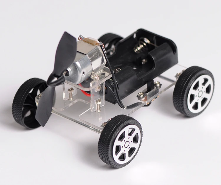 

DIY Wind Mini RC Car Technology Invention Funny Puzzle Education Car Toy