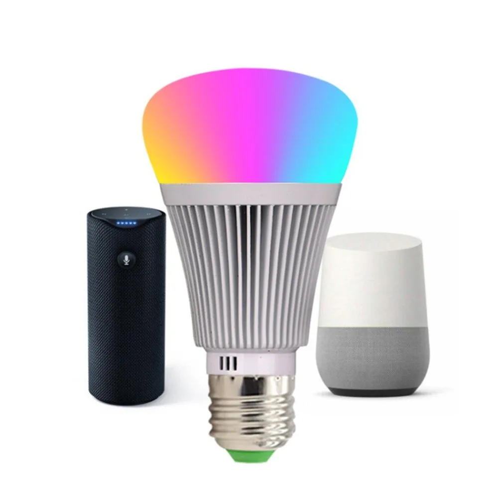 

Smart Wifi Bulbs APP Remote Control Dimmer 7W LED Light Bulb Color Changing E27 RGB Bulbs Works With Alexa for Android iOS