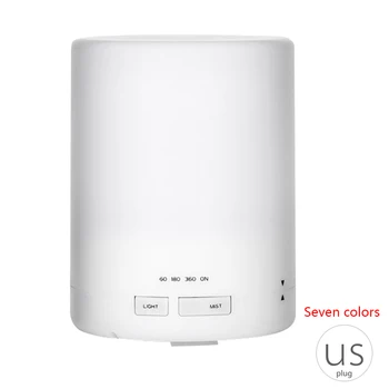 

EU/UK/US Plug 300ml Home Mini Diffuser Aroma Essential Oil Humidifier LED Night Light Cool Mist Office Decoration