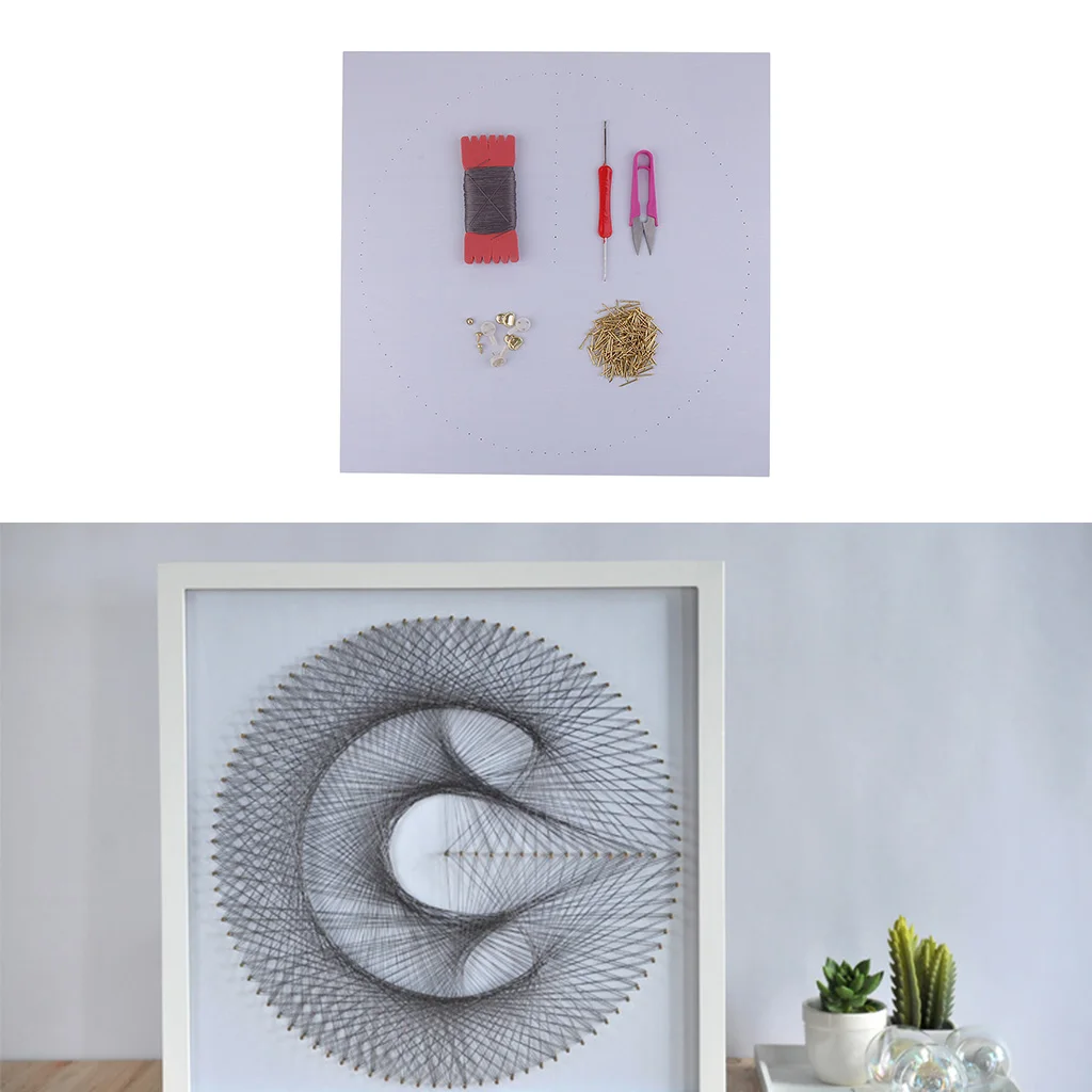 Funny String Art Kits For Childern Adults DIY Handicrafts - Geometric Figure