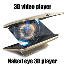 mp4 плеер с открытыми глазами 3D плеер с открытыми глазами 3D плеер встроенный аккумулятор wifi bluetooth Поддержка TF для ios android мобильный телефон