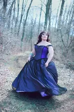 Custom Made Princess Fairytale Silk Dress Ball Gown Corset Bodice Dress