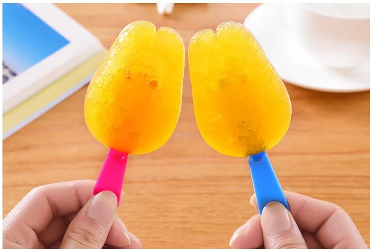 Креативный кролик Снеговик мороженицы милый Popsicle Кассетный ящик для льда DIY Форма случайного цвета корабль кухонные инструменты