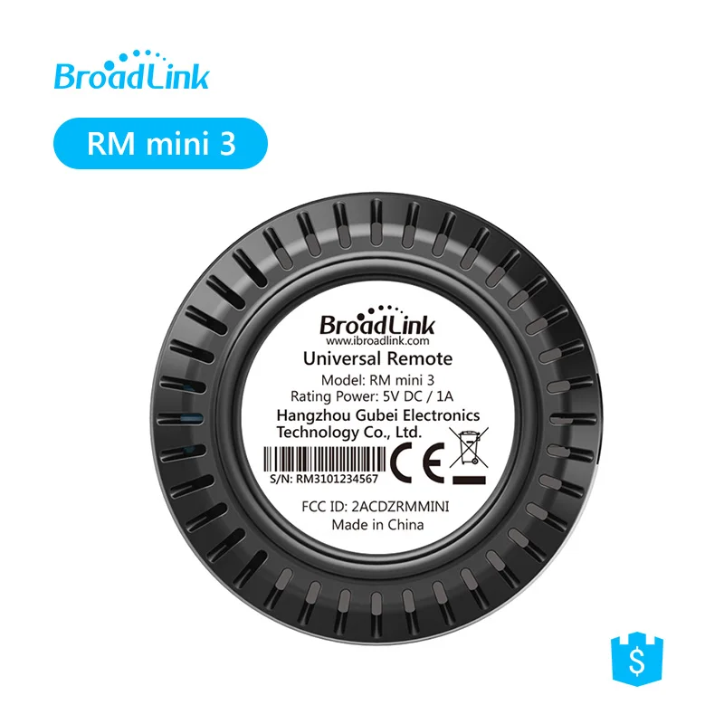 Broadlink RM Mini 3 Пульт дистанционного управления для умного дома решение WiFi ИК пульт дистанционного управления Поддержка Google Home и Alexa