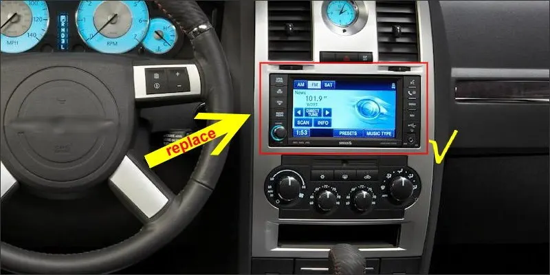 Best Liislee Car Android 6.0 GPS NAV Navigation Multimedia For Chrysler 300 300C Radio HD Screen Audio Video No CD DVD Player System 0