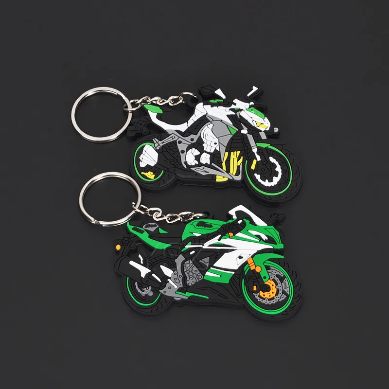 Модный Резиновый брелок для ключей модели мотоцикла Yamaha Kawasaki Suzuki BMW Honda GSX R VR 46