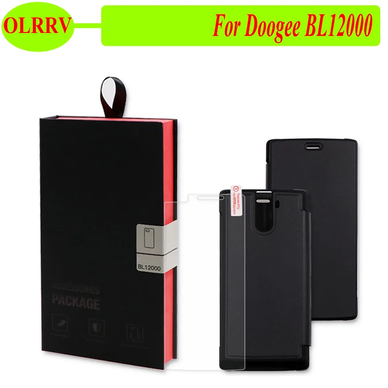 OLRRV Для Doogee BL12000 кожаный чехол с откидной крышкой, Пластиковый Чехол Для Doogee BL12000 Pro, задняя крышка для телефона, кожаный чехол