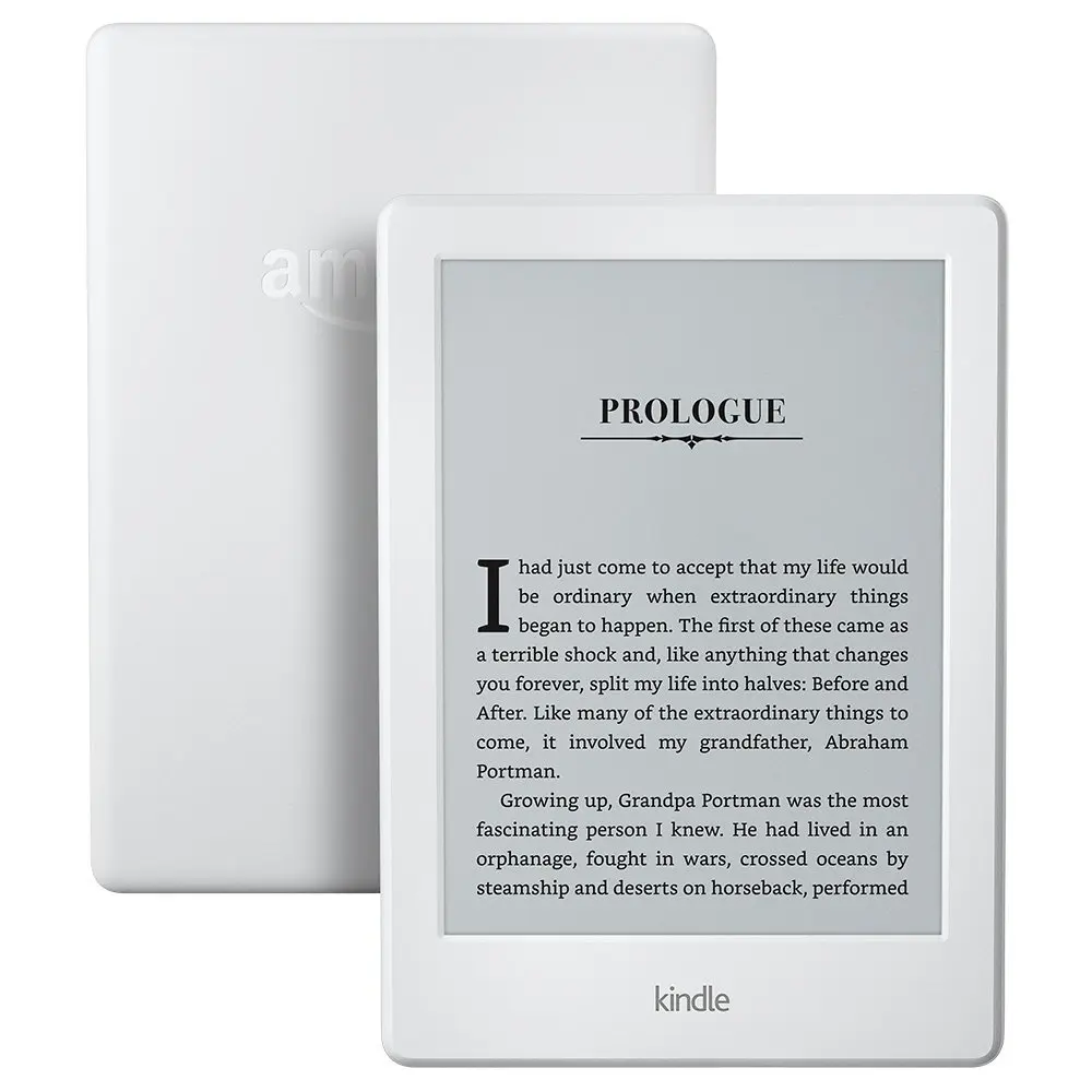 

White brand new kindle 8 generation 2016 model ebook e book eink e-ink reader 6 inch touch screen wifi ereader better than kobo