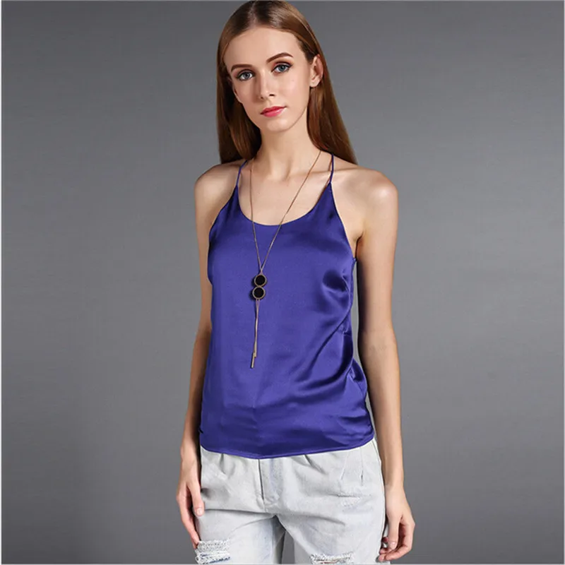 Plus Size S 4XL Multiple Women Tank Tops Brand Silk Blending Sleeveless