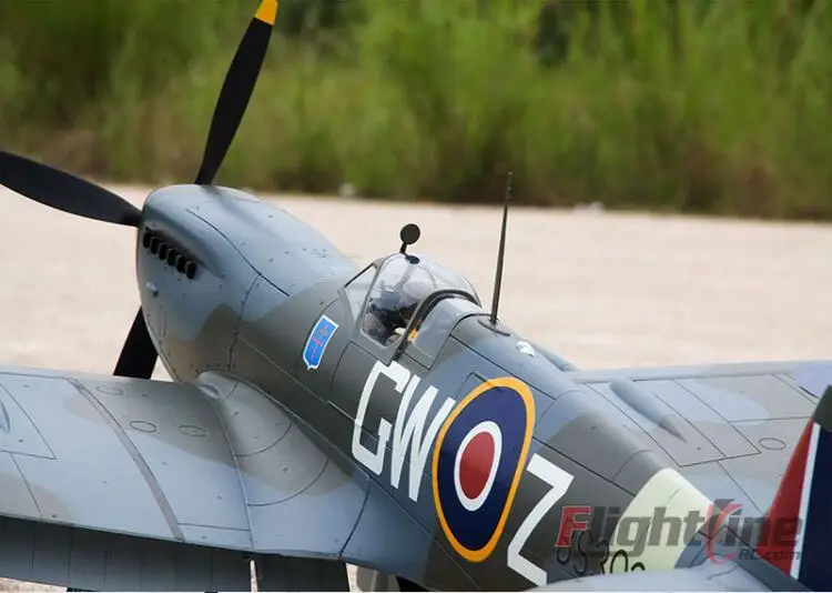 Свободная линия полета RC самолет 1600 мм Spitfire 1,6 м модель самолета PNP и PNP Без ESC