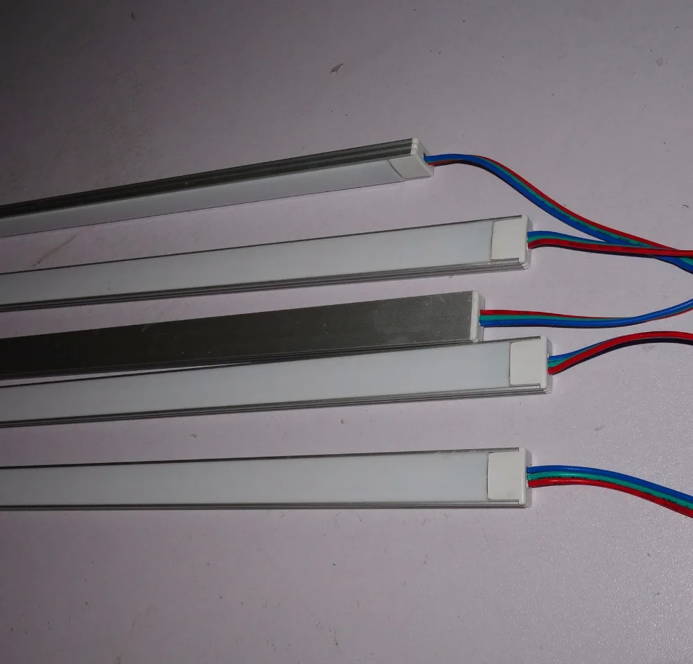 Адресуемый rgb полный цвет 1 м DC5V WS2812B LED жесткий бар 32 пикс./м с milky cover|Светодиодные