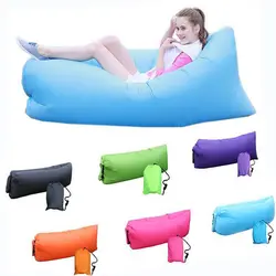 Новый Многоцветный 250*70 см, может воды плавают надувные Открытый Отдых Спальный мешок легко воздушной подушке постельный пляж путешествия