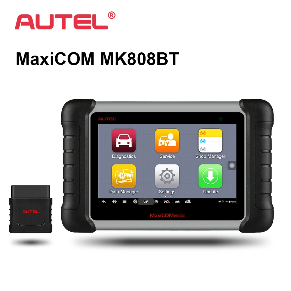 Autel MK808BT OBD2 Scanner Car Diagnostic Tool Key Programmer Diagnosis Functions of EPB/IMMO/DPF/SAS/TMPS Better to launch x431