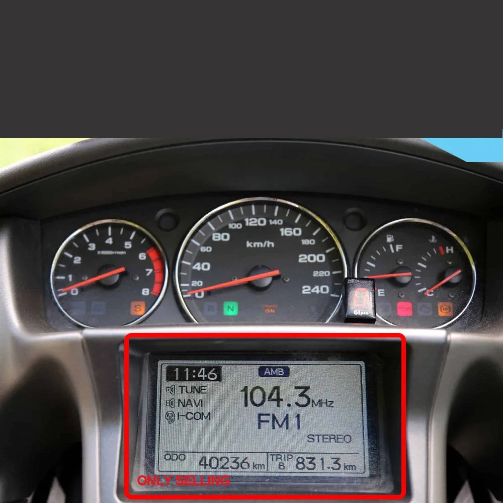 Для Honda-Gold wing GL1800 2007~ 2013 датчик кластера приборной панели lcd gps радио дисплей