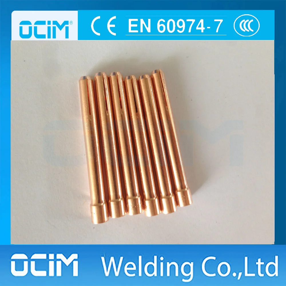Сварочный фонарь 10 шт. 10N21 0 5 мм 10N22 10N23 10N23M 10N24 10N25 Tig Collet для SR WP 17 18 26|Сварочные
