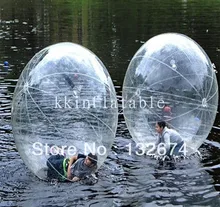 Inflatable transparent PVC water walking ball and water pool for water amusement