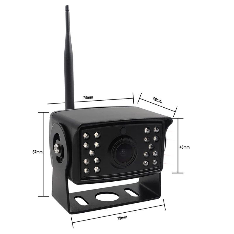 Беспроводная камера заднего хода для грузовика, RV, кемпера, прицепа. Wi-Fi камера резервного копирования работает с Iphone, Ipad или Android устройств