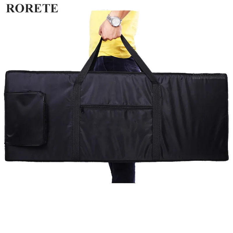 RORETE Waterproof thickened Nylon 54 61 76 88 key universal Instrument keyboard bag electronic piano cover