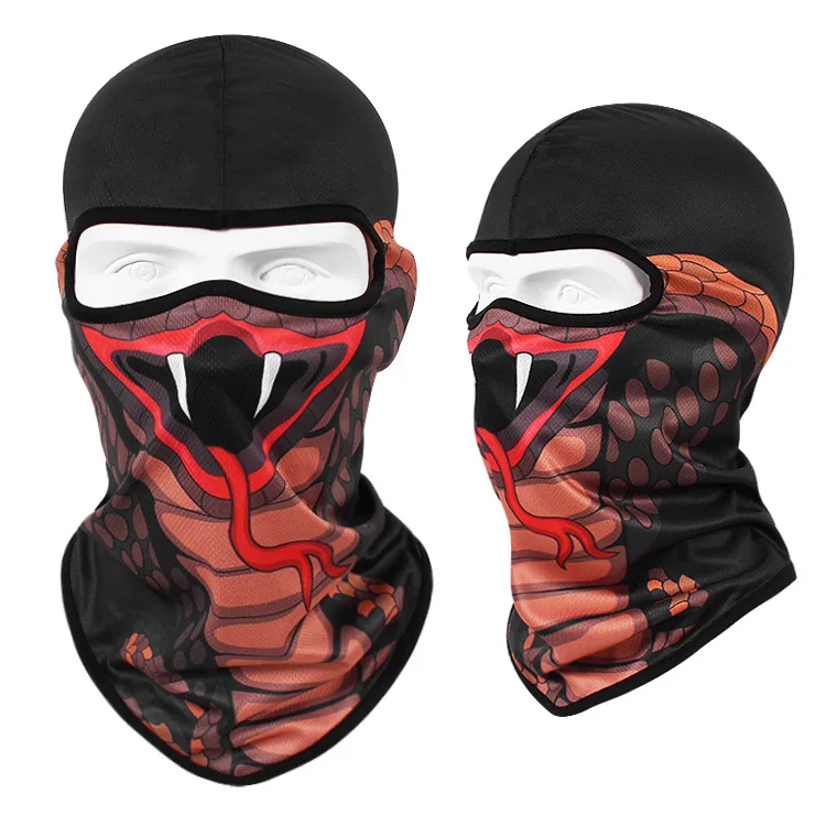 Новая Балаклава с животными, мотоциклетная маска, тактическая Балаклава, маска для лица, дышащая маска для лица, мотоциклетная Байкерская мотоциклетная маска, маска с черепом